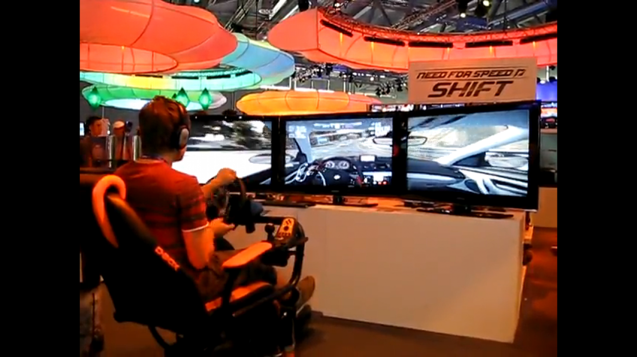 [25/08/2009] Need for Speed Shift am Triple-Head-System