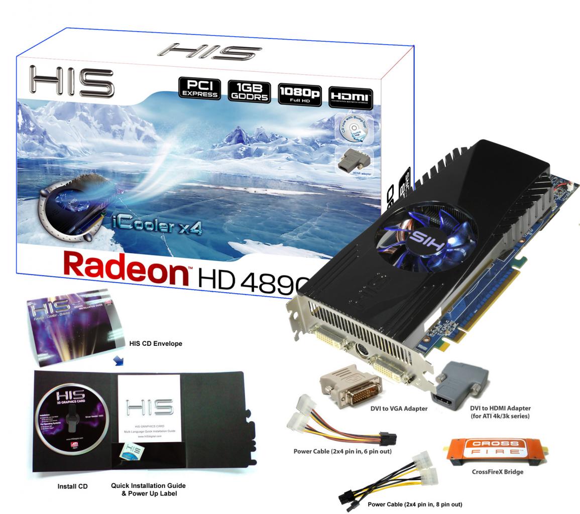 [06/08/2009] HIS HD 4890 Icooler x4 Box