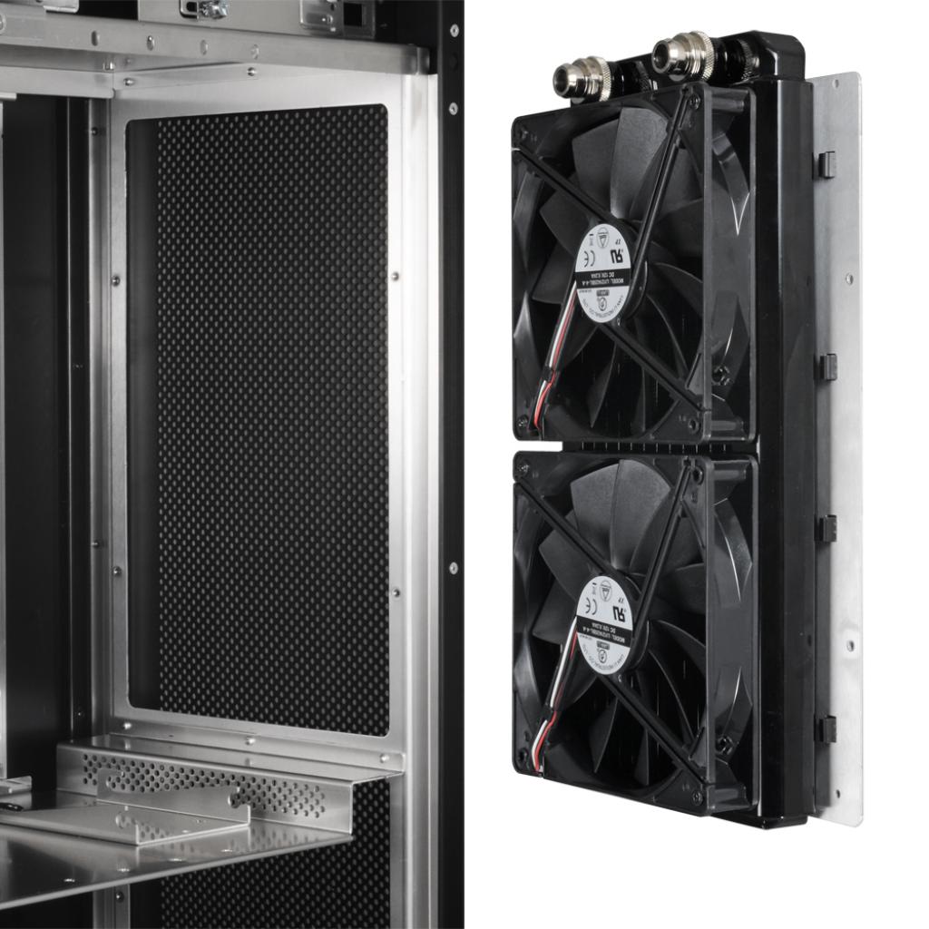 [11/08/2009] Lian Li PC-X1000 teilt den internen Raum in drei Zonen auf. (6)