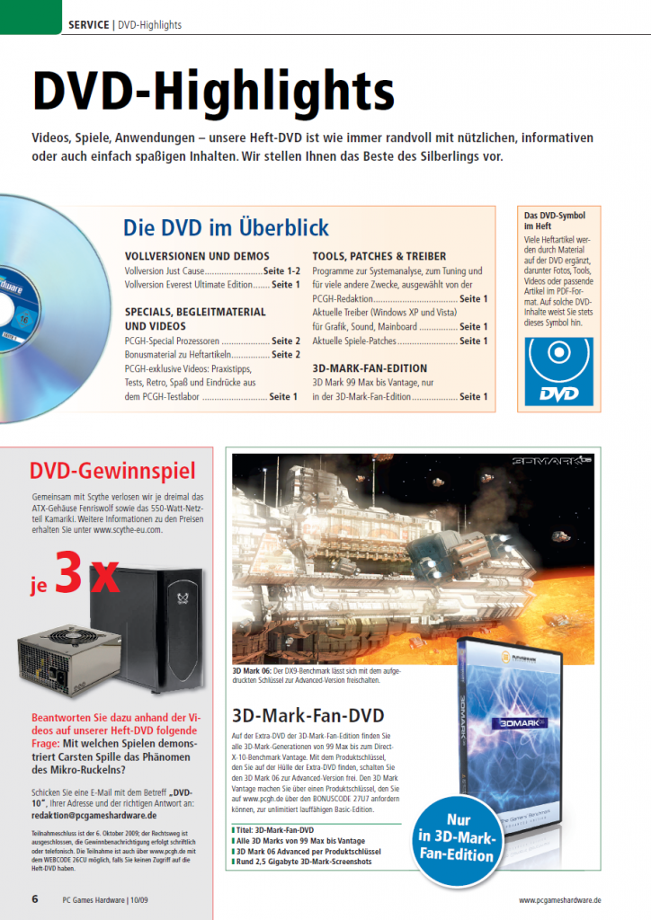 [02/09/2009] PC Games Hardware 10/2009 seit 2.9. im Handel: Print-Ausgabe in neuem Design (3)