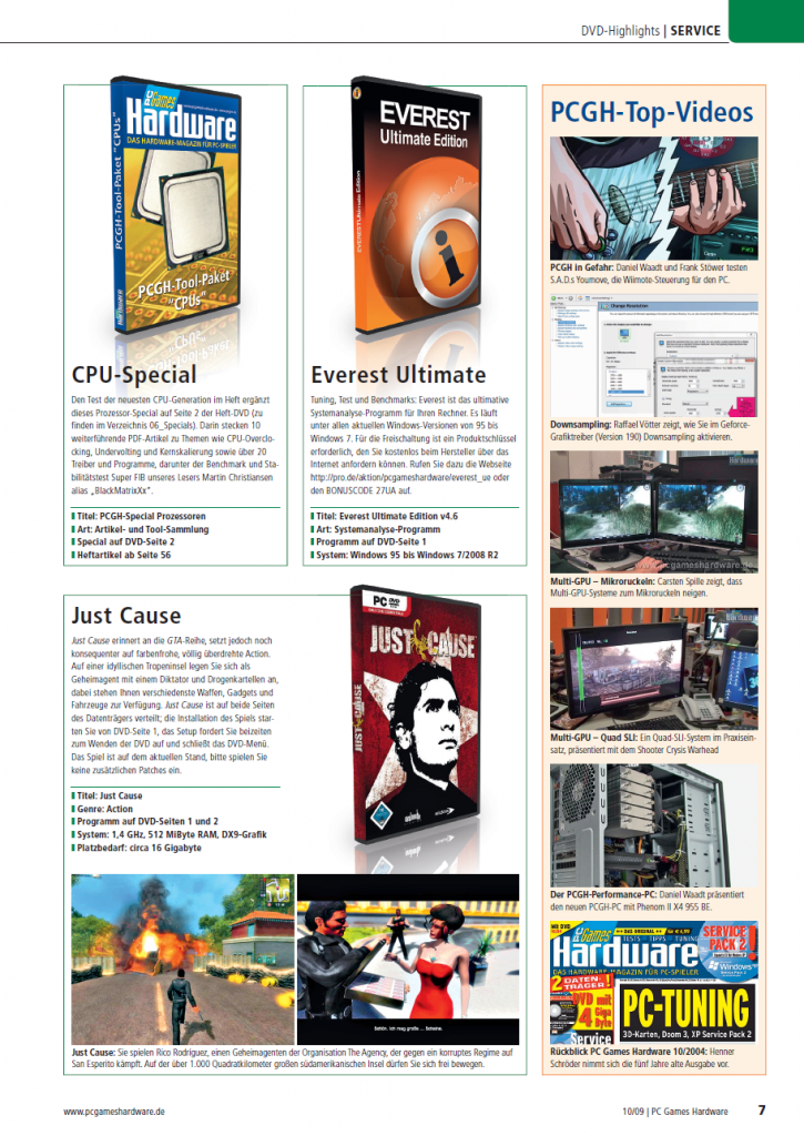 [02/09/2009] PC Games Hardware 10/2009 seit 2.9. im Handel: Print-Ausgabe in neuem Design (4)