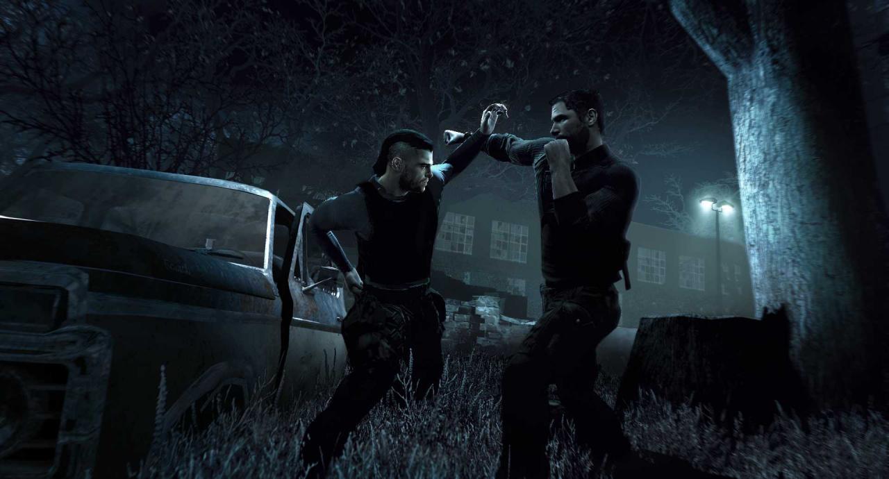 [24/09/2009] 2010: Splinter Cell Conviction - Die Gegner stellen sich nicht dumm an, wenn sie Sam suchen. Sie interagieren im Team und leuchten dunkle Ecken mit Taschenlampen aus. Bei Beschuss gehen Sie in Deckung und wechseln Positionen.