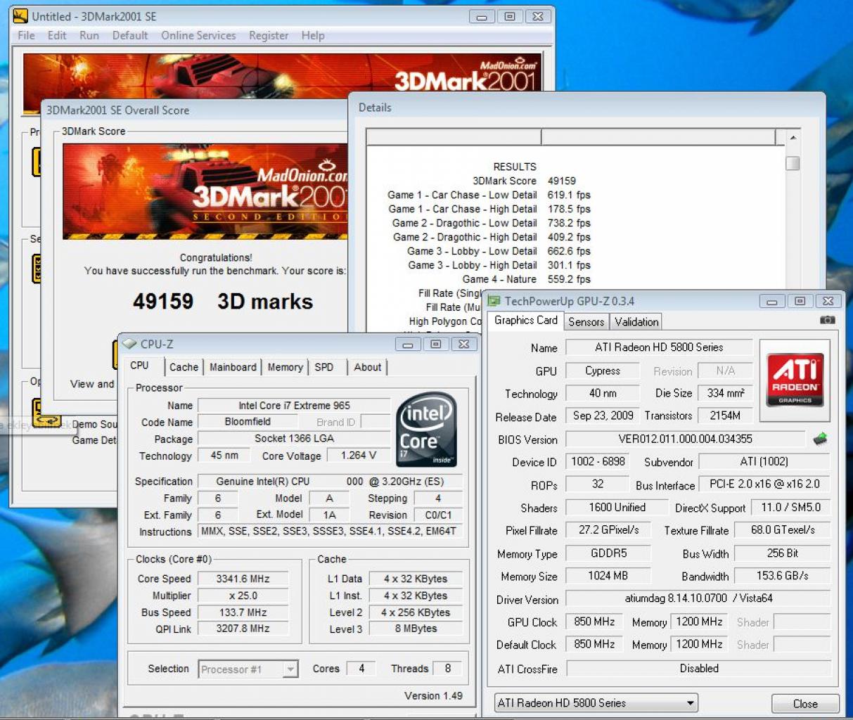 [21/09/2009] Radeon HD 5870 im 3DMark 2001