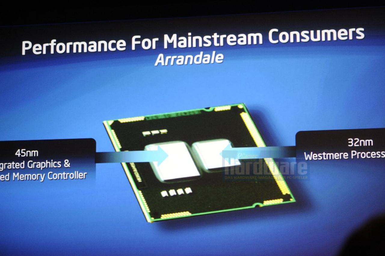 [23/09/2009] Arrandale: 32-Nanometer-Dualcore-CPU für Notebooks mit integrierter Grafikeinheit (2)