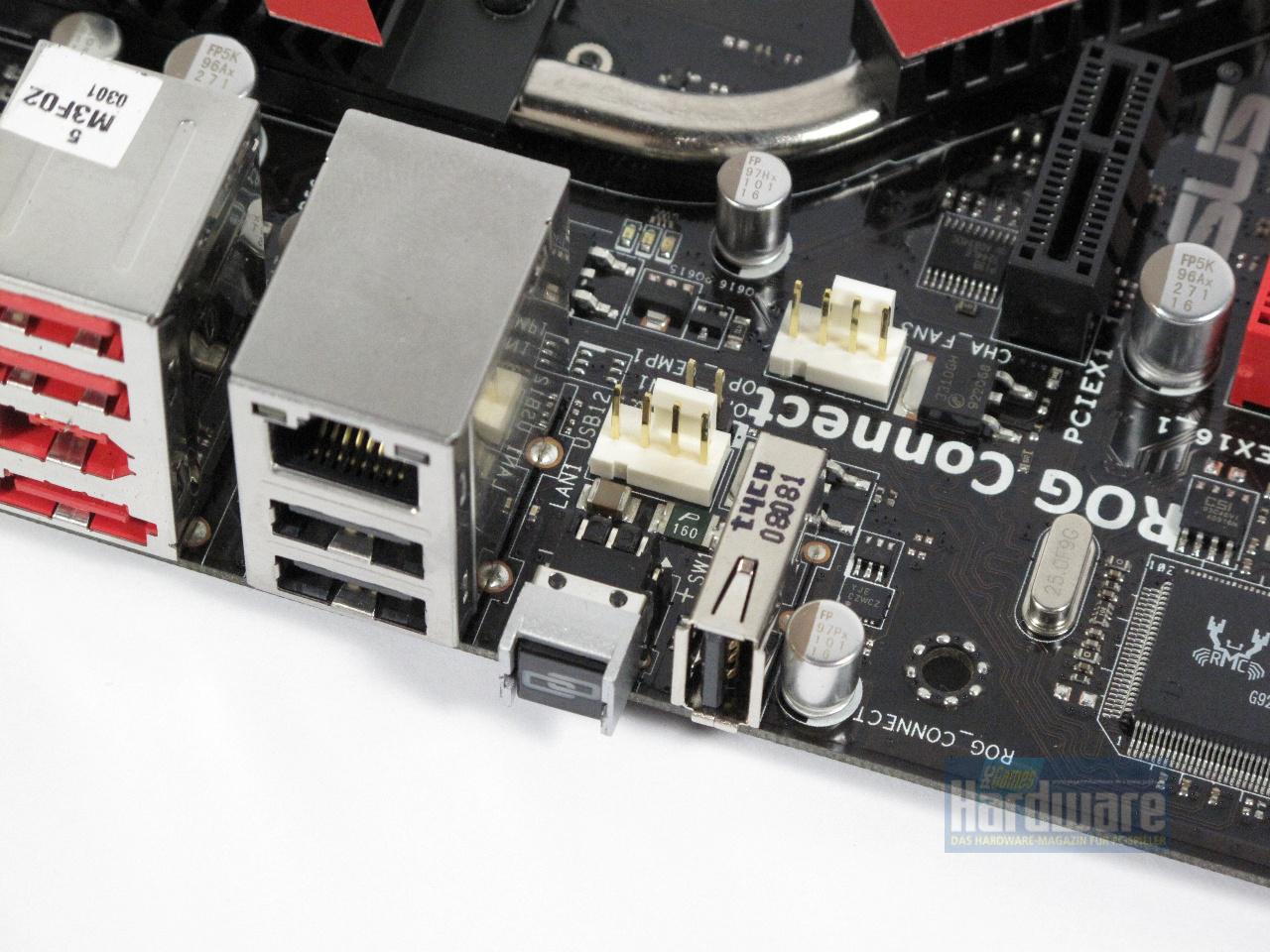 [09/09/2009] Asus Maximus III Formula: Übertakter-Board von Asus - die Kühlung ist besonders flach, damit es keine Probleme mit großen CPU-Kühlern gibt. Mit ROG-Connect übertakten Sie den PC mit einem Notebook, das Sie an den USB-Port anschließen. (6)