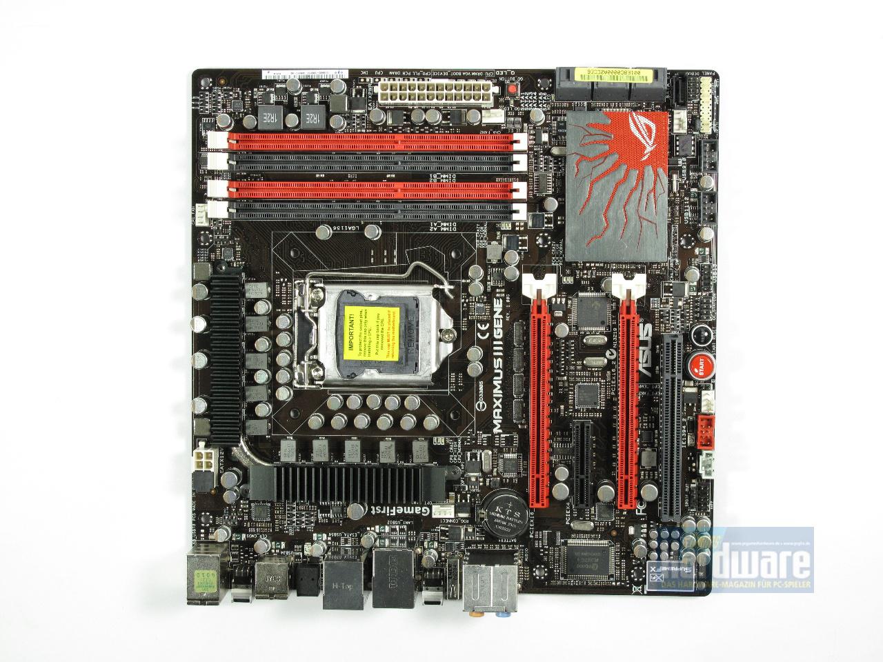 [09/09/2009] Asus Maximus III Gene: Kompaktes Top-Mainboard im Micro-ATX-Format für LAN-Party-Fans (1)
