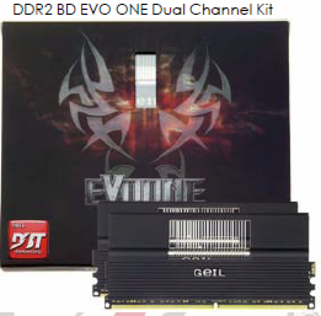 [04/09/2009] Geil DDR2 BD EVO ONE Dual-Channel-Kit