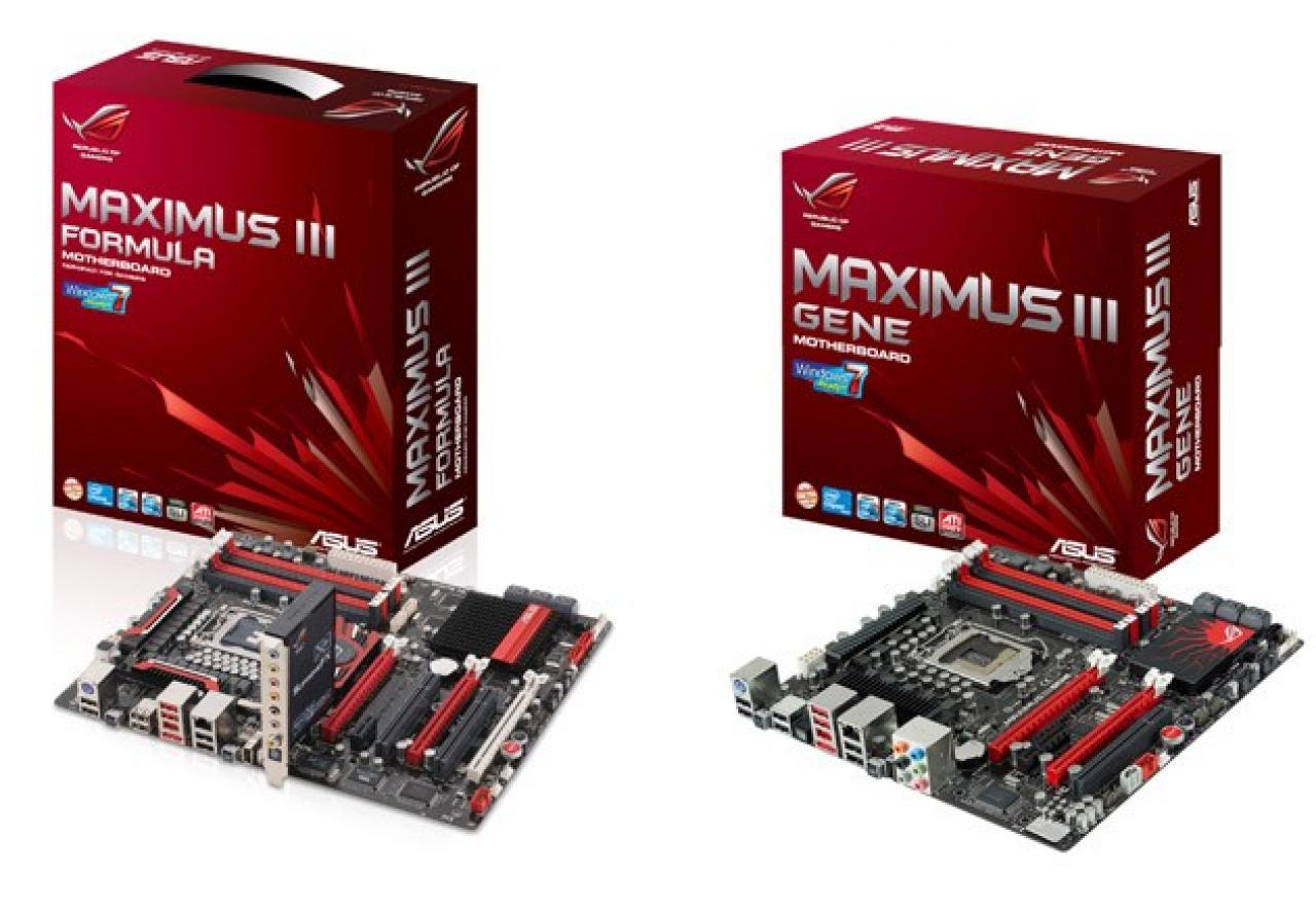 [09/09/2009] Asus Maximus III Formula und Gene
