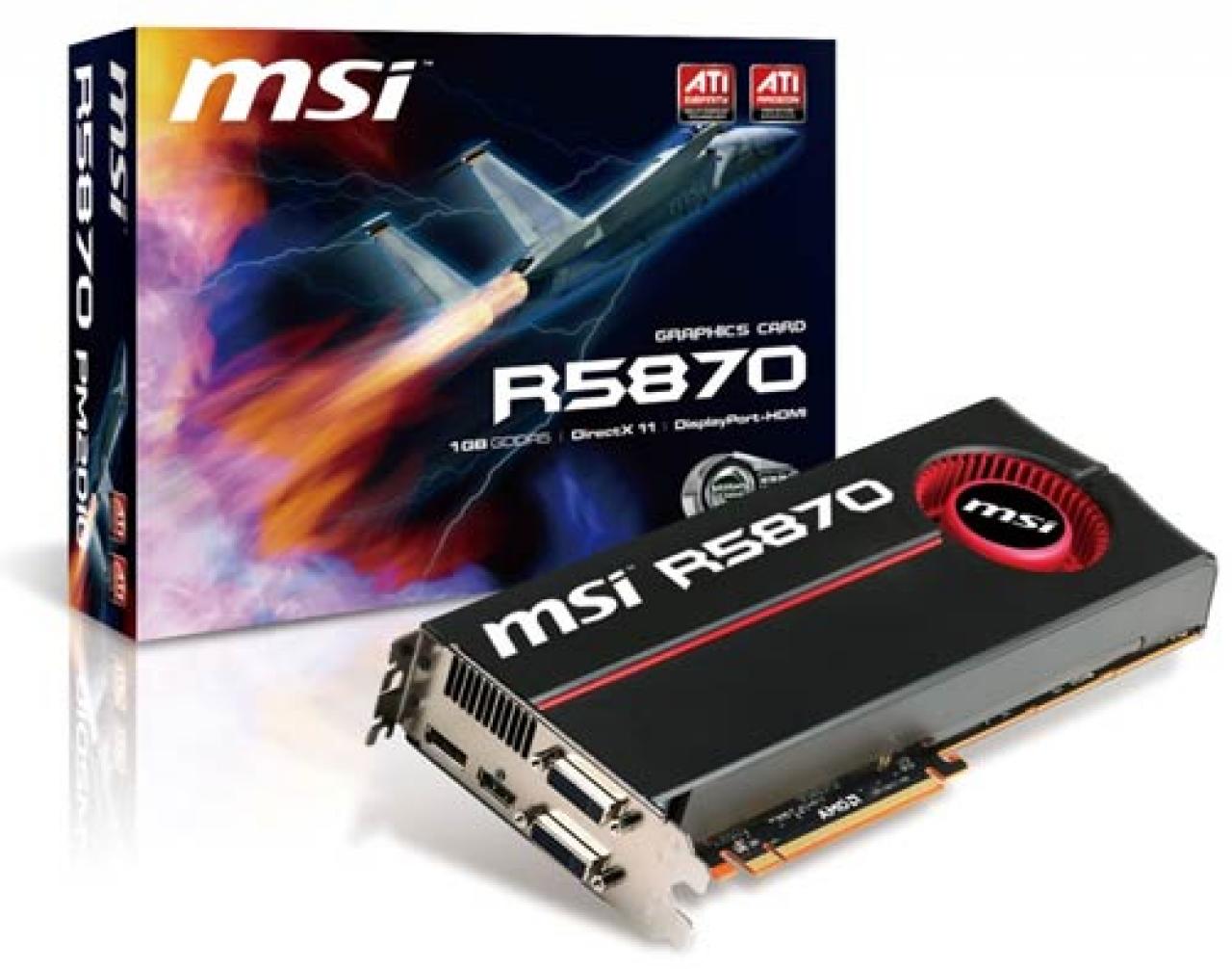 [23/09/2009] MSI Radeon HD 5870