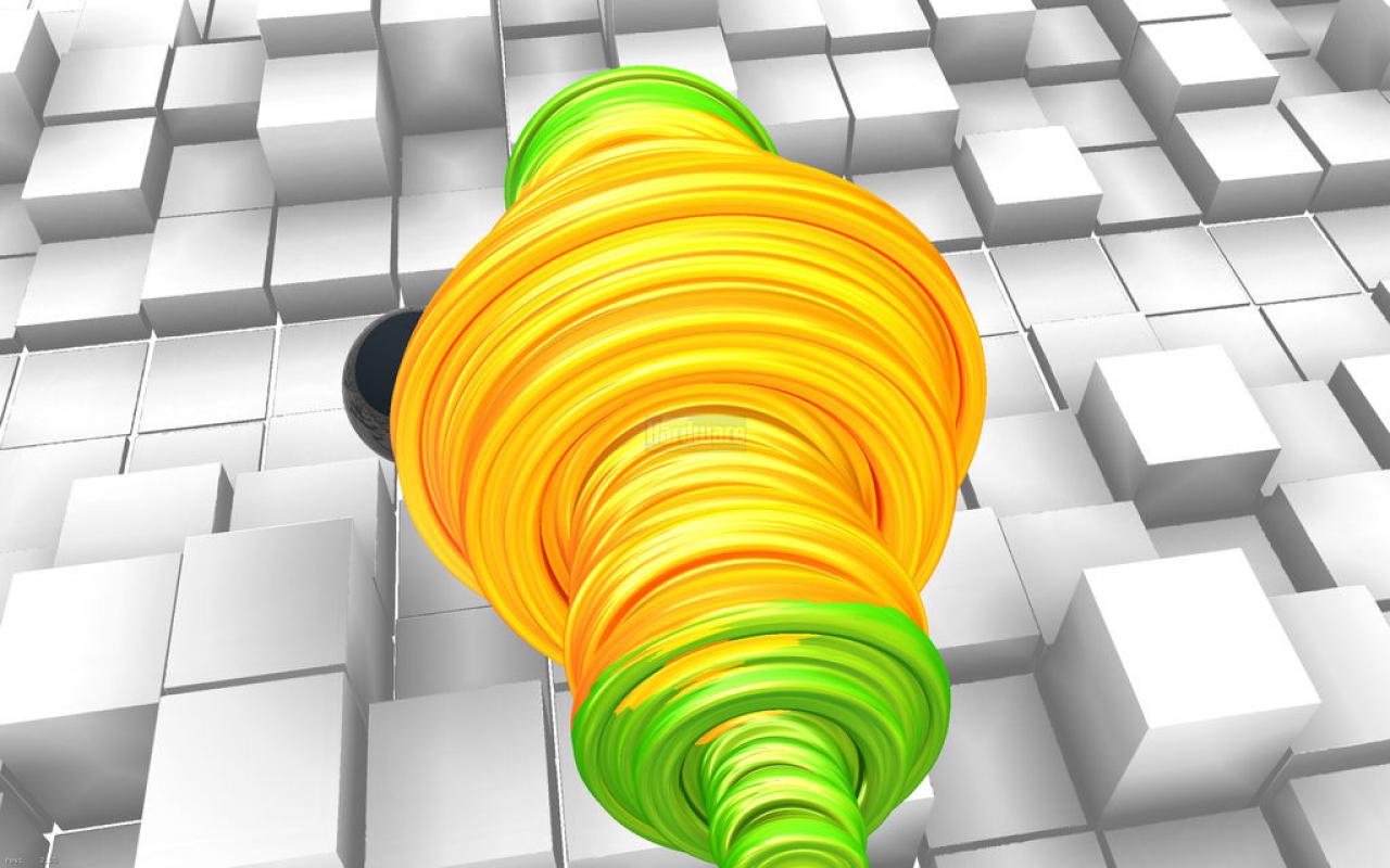 [06/09/2009] Nvidia Optix CUDA GPU Raytracing Julia Set 04