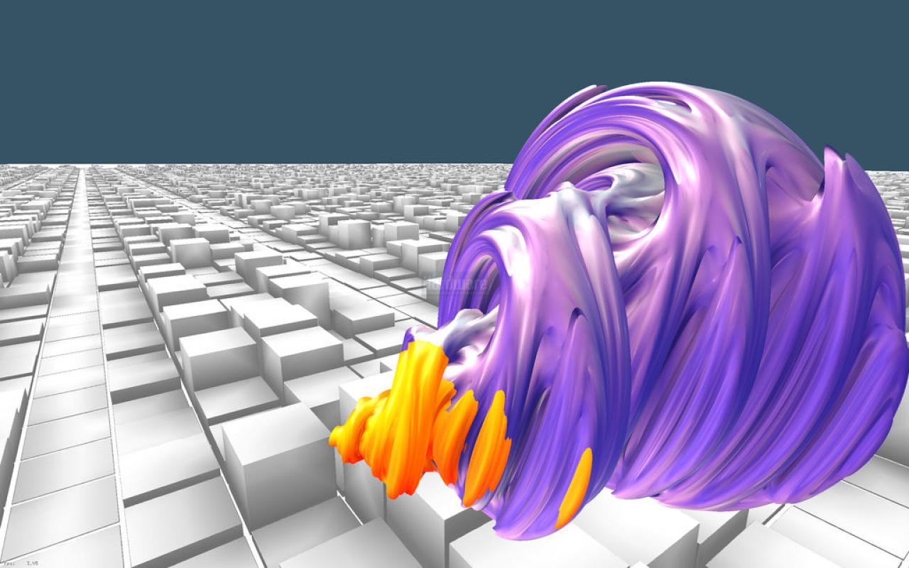 [06/09/2009] Nvidia Optix CUDA GPU Raytracing Julia Set 17