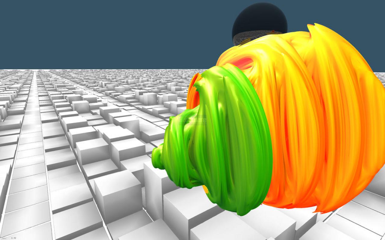 [06/09/2009] Nvidia Optix CUDA GPU Raytracing Julia Set 21