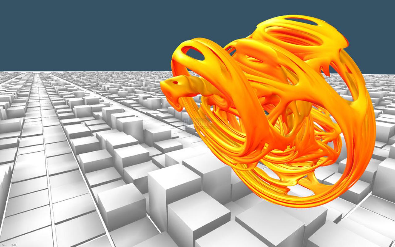 [06/09/2009] Nvidia Optix CUDA GPU Raytracing Julia Set 24