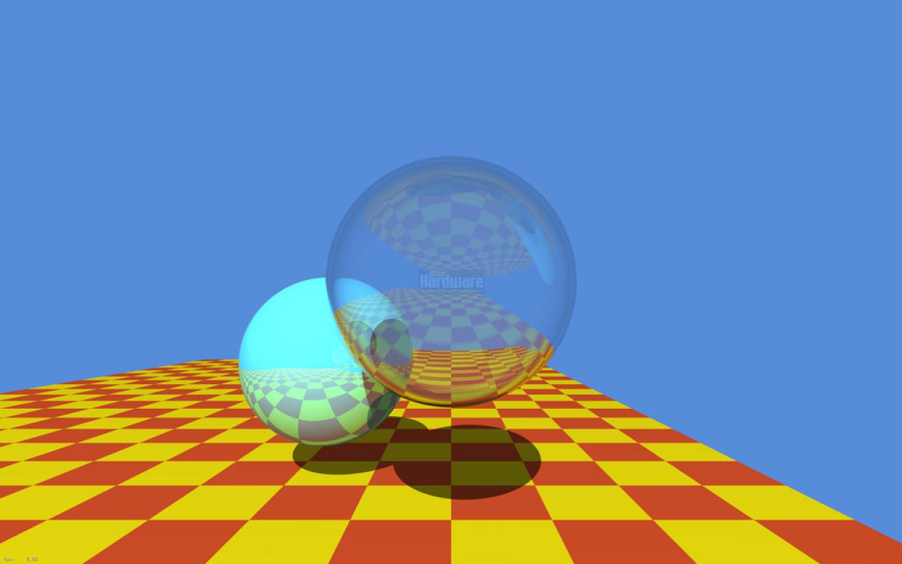 [06/09/2009] Nvidia Optix CUDA GPU Raytracing Whitted 01