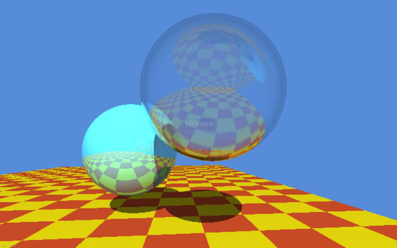 [06/09/2009] Nvidia Optix CUDA GPU Raytracing Whitted 03