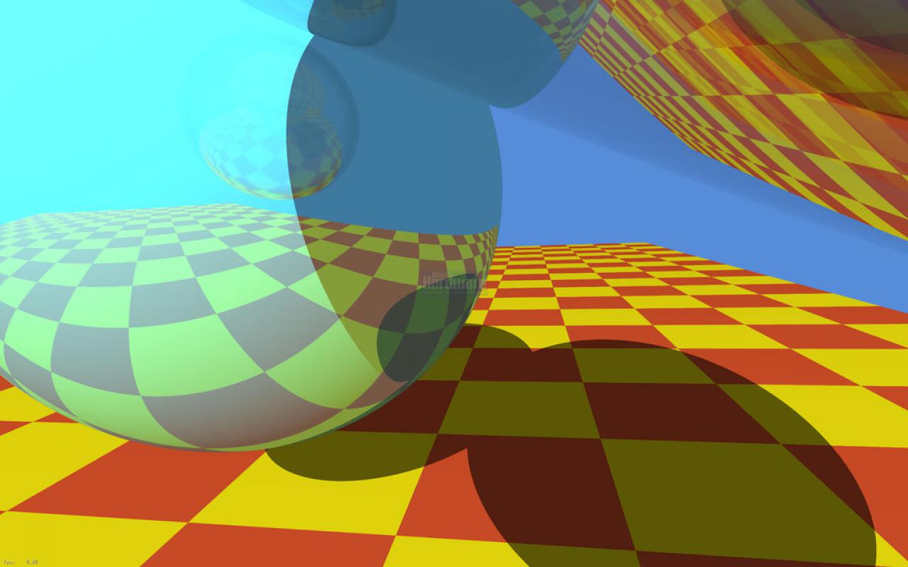 [06/09/2009] Nvidia Optix CUDA GPU Raytracing Whitted 06