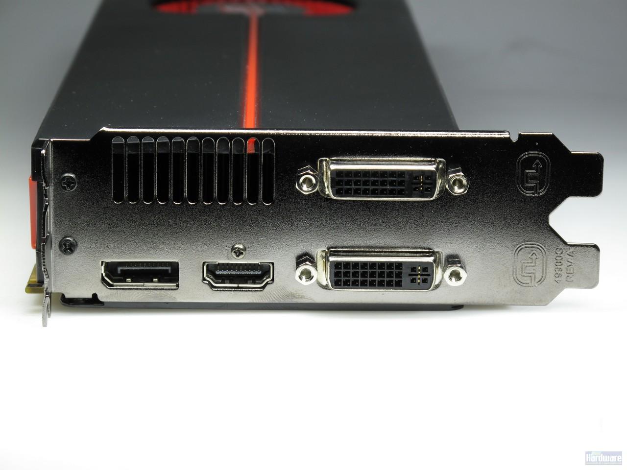 [22/09/2009] Radeon HD 5870: Zwei DVI- und ein HDMI-Anschluss ergänzen den Display-Port