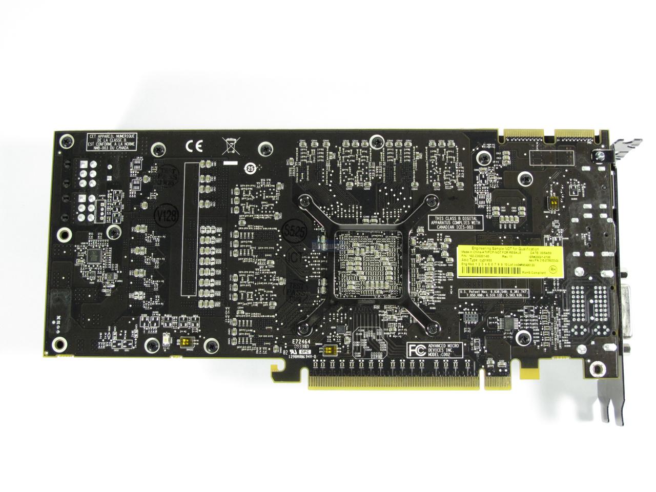 [29/09/2009] Radeon HD 5850: die Rückseite