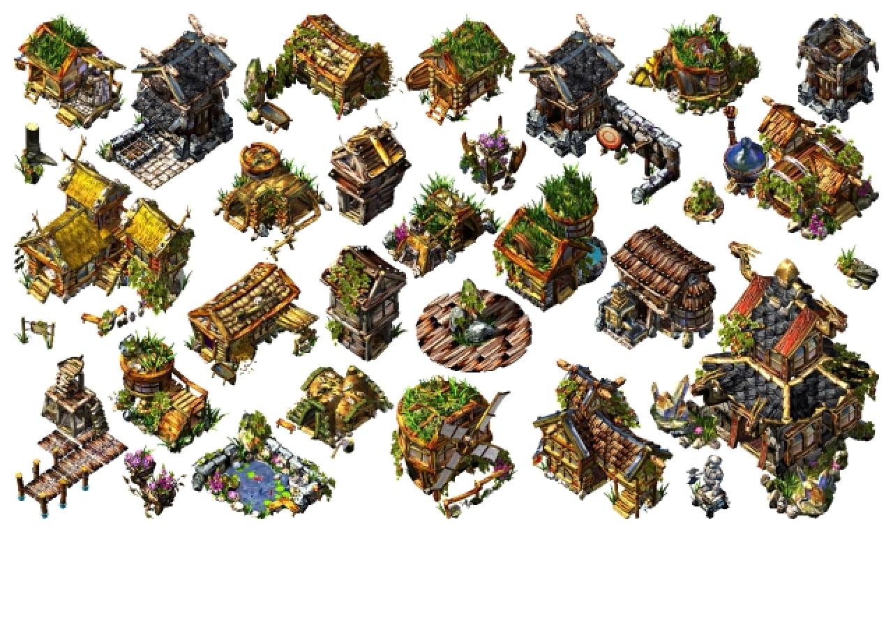 Siedler 3 Gebäudeset