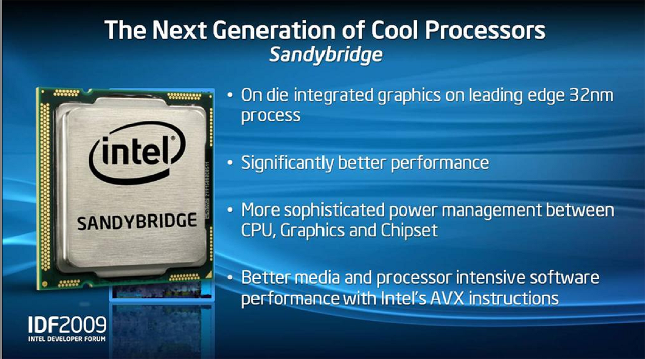 [25/09/2009] Intel Sandy Bridge kommt im Herbst. (1)