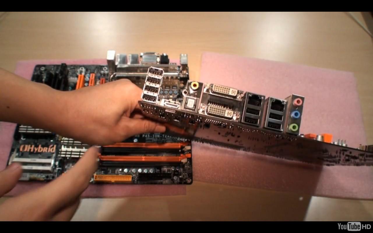 [21/09/2009] Hybrid-Mainboard von DFI: P45 + Ion