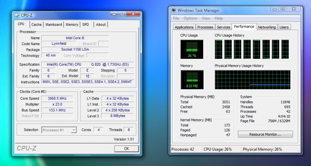 [21/09/2009] Intel Core i7-820QM: Clarksfield mit 1,73 GHz im Benchmark-Test. (1)