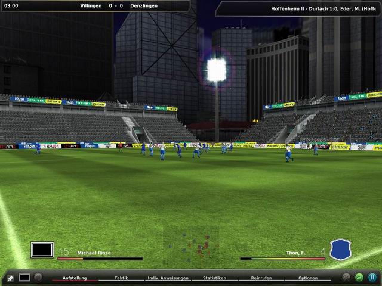 FM 10 Rasen: Setting high, AA/AF + 3D