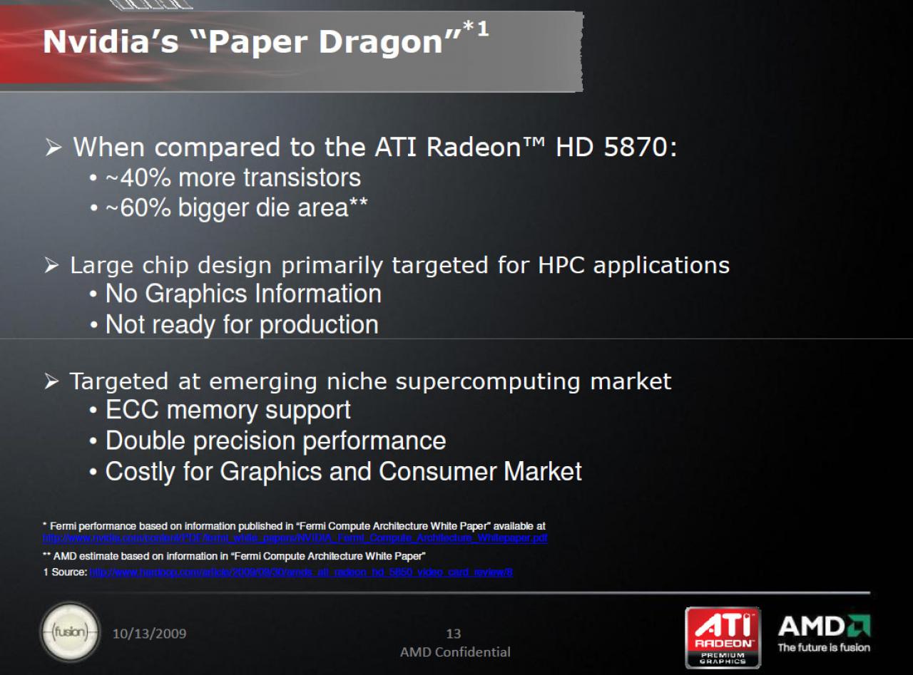 [14/10/2009] AMD Slides HD5870 vs Fermi 13