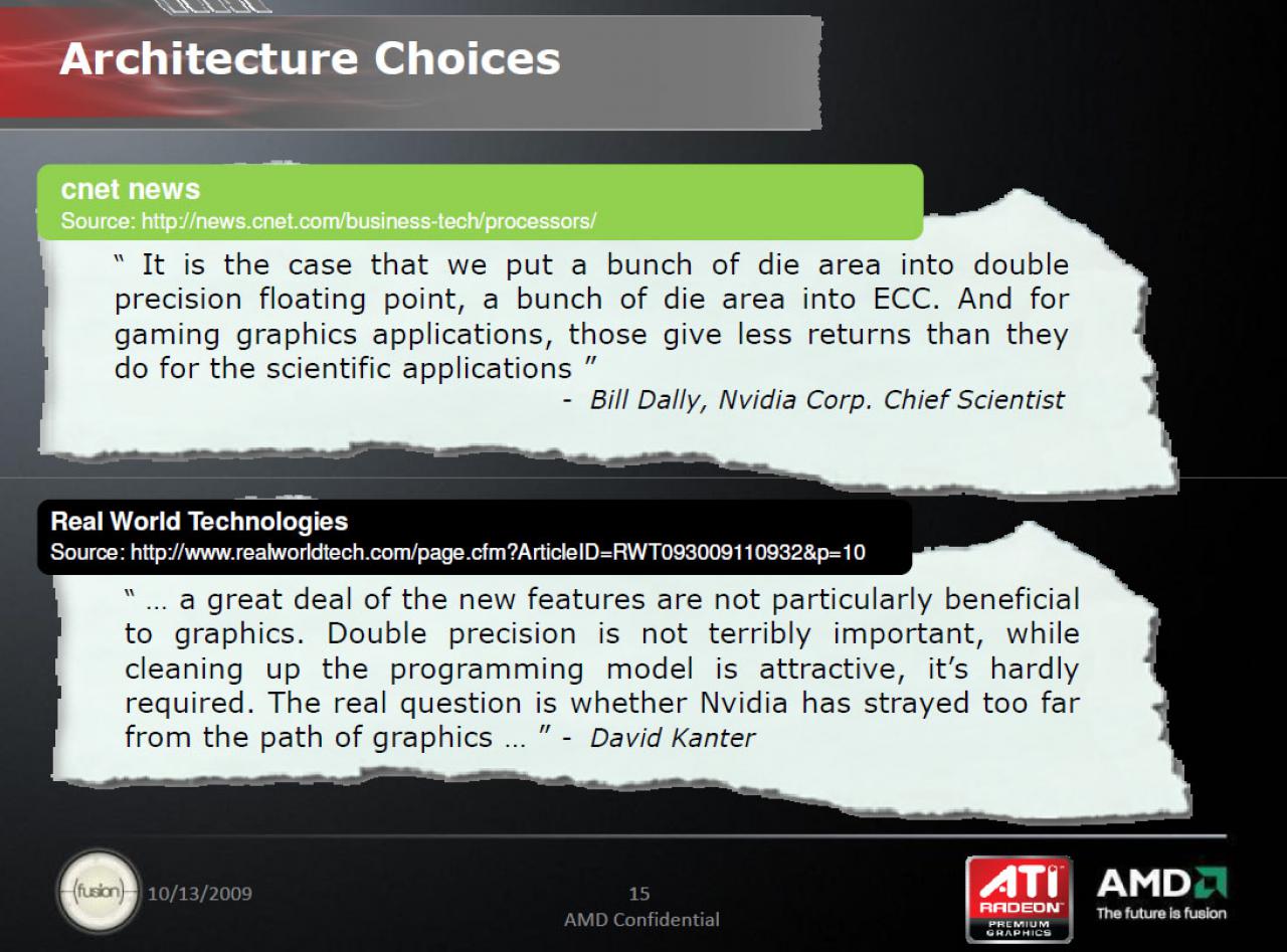 [14/10/2009] AMD Slides HD5870 vs Fermi 15