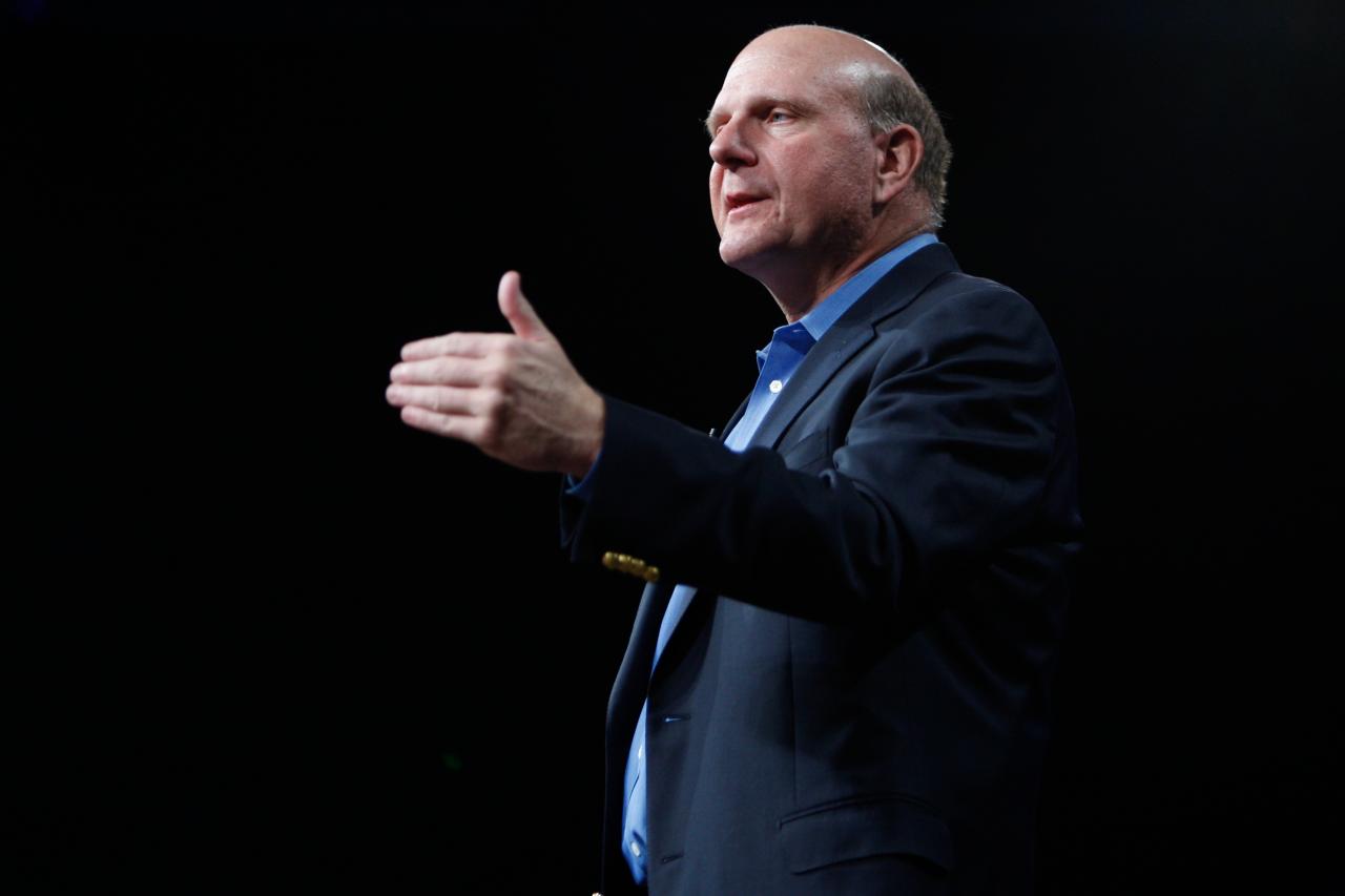 [01/10/2009] Microsofts CEO Steve Ballmer setzt große Hoffnung ins neue Betriebssystem Windows 7