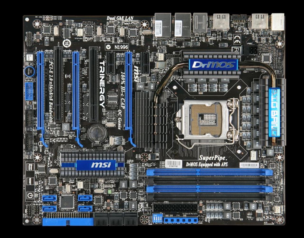 [29/10/2009] MSI Big Bang Trinergy: P55-Mainboard mit NF-200-Chip (1)