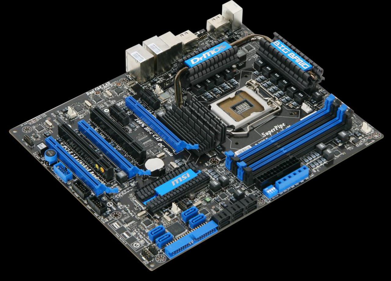 [29/10/2009] MSI Big Bang Trinergy: P55-Mainboard mit NF-200-Chip (2)