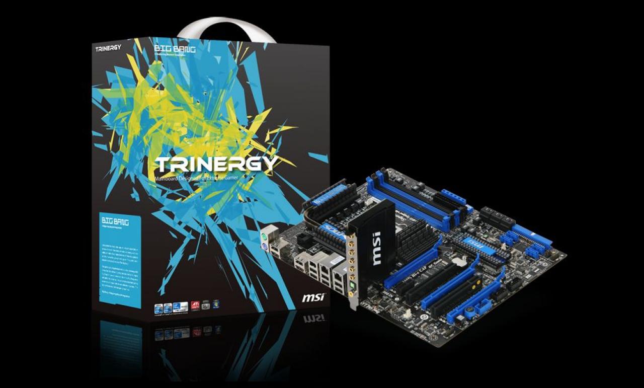 [29/10/2009] MSI Big Bang Trinergy: P55-Mainboard mit NF-200-Chip (4)