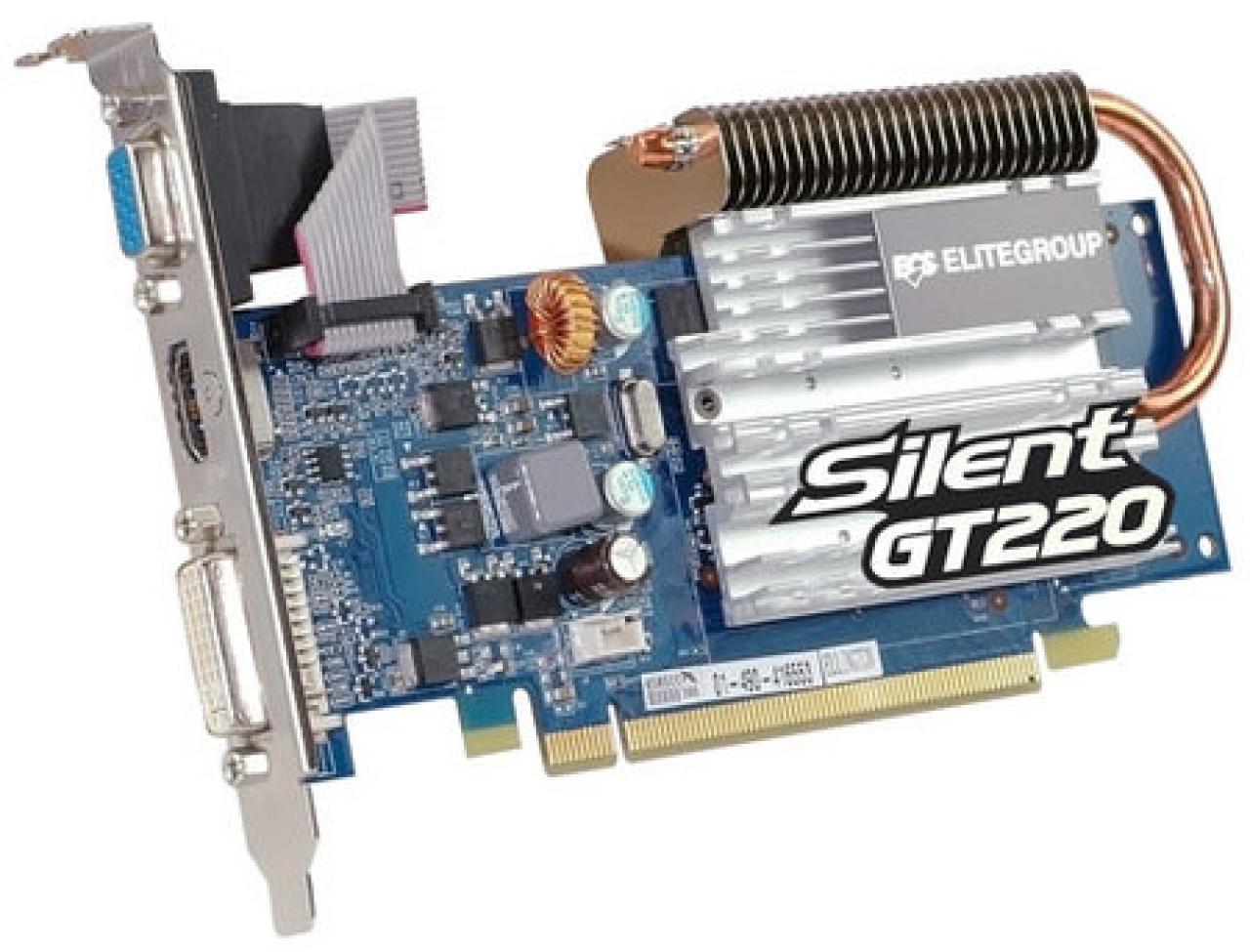 [13/10/2009] Elitegroup Geforce GT220 (passiv gekühlt)