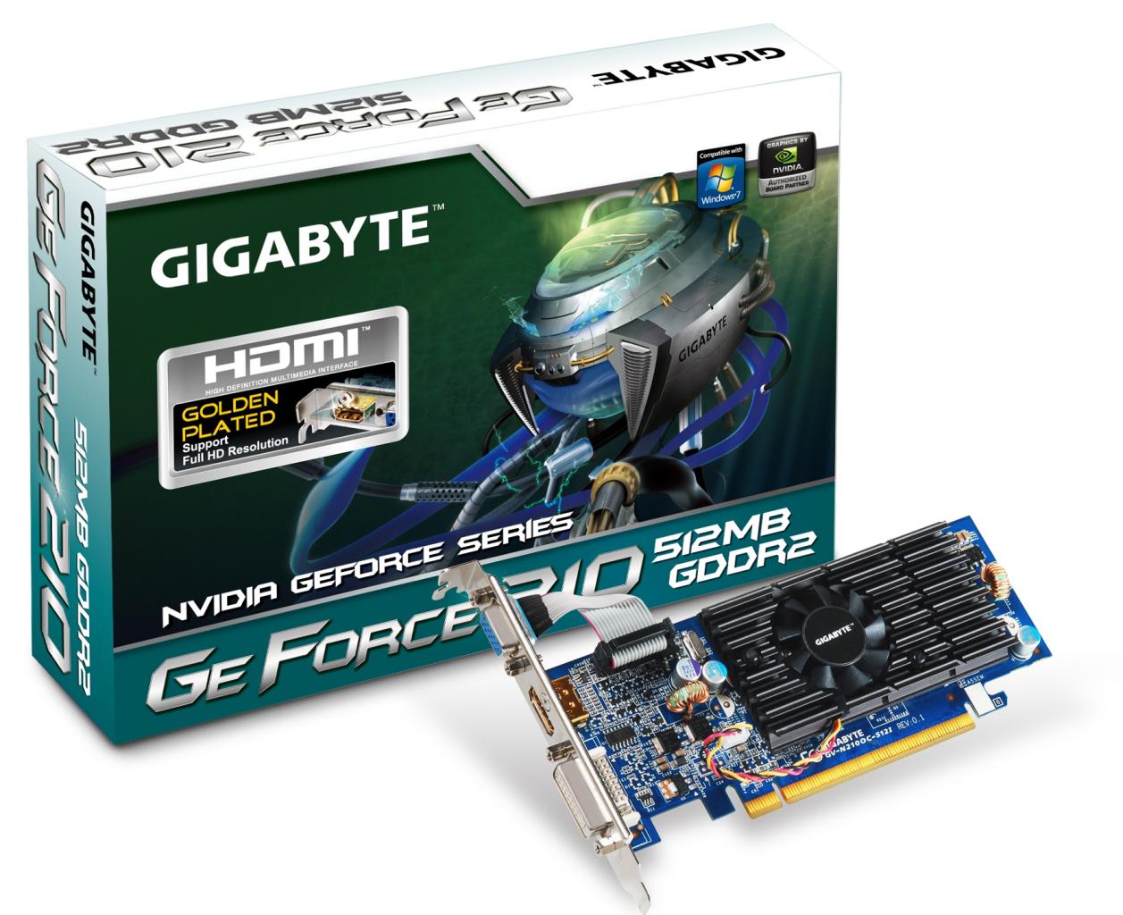 [13/10/2009] Gigabyte Geforce G210 - GV-N210OC-512I