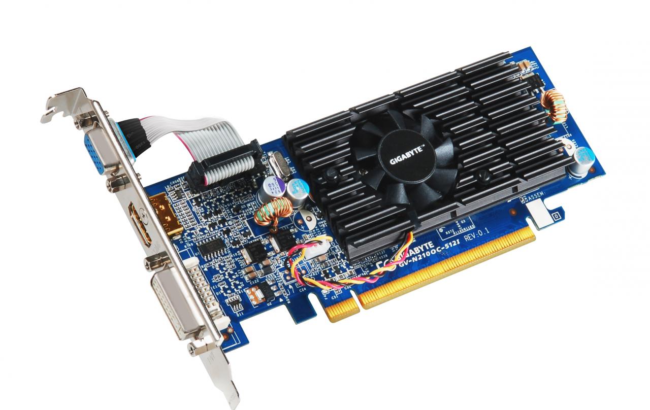 [13/10/2009] Gigabyte Geforce G210 - GV-N210OC-512I