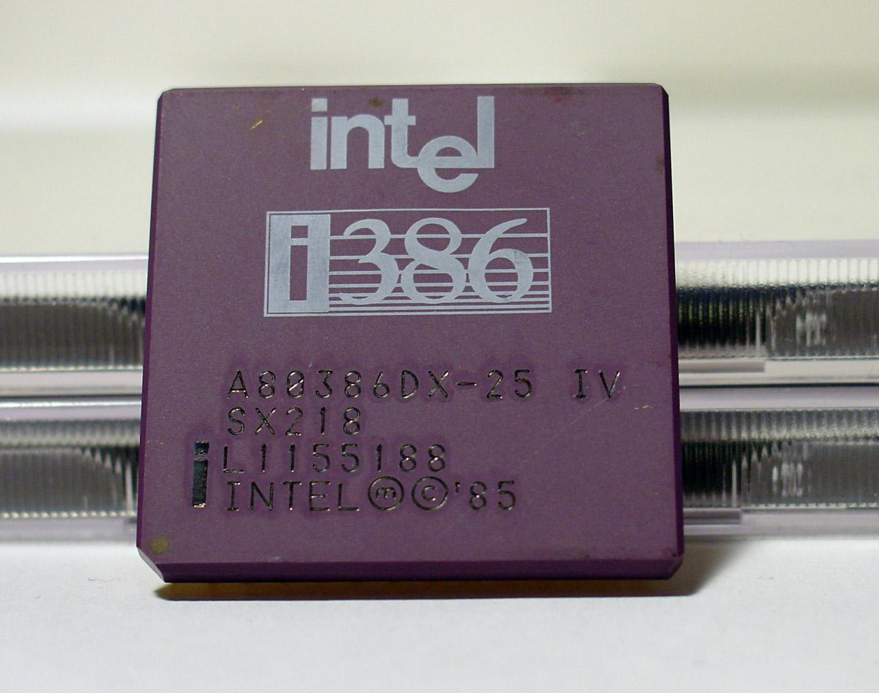 [16/10/2009] Intel 80386 DX-25