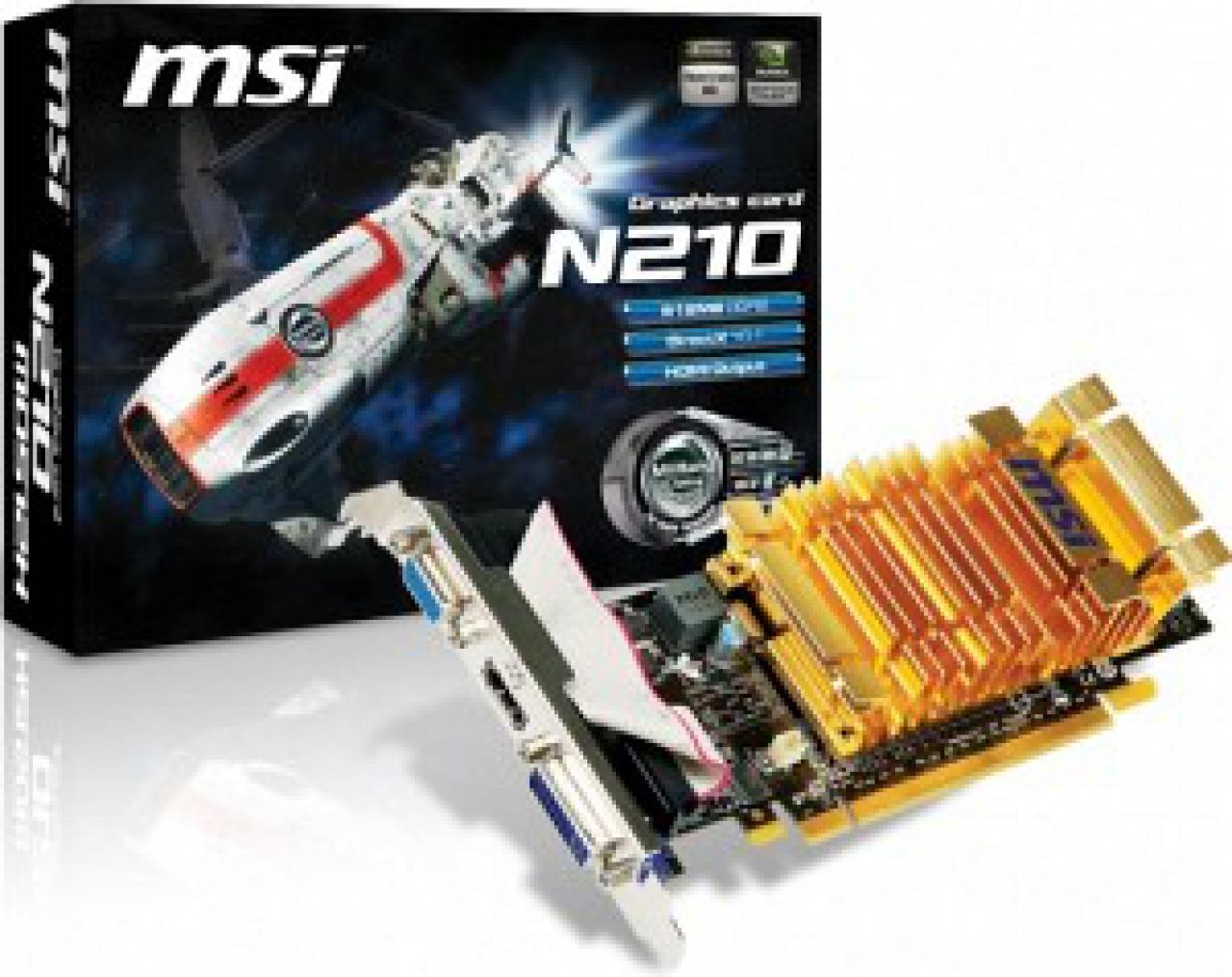 [14/10/2009] MSI N210‐MD512H (passiv gekühlt)