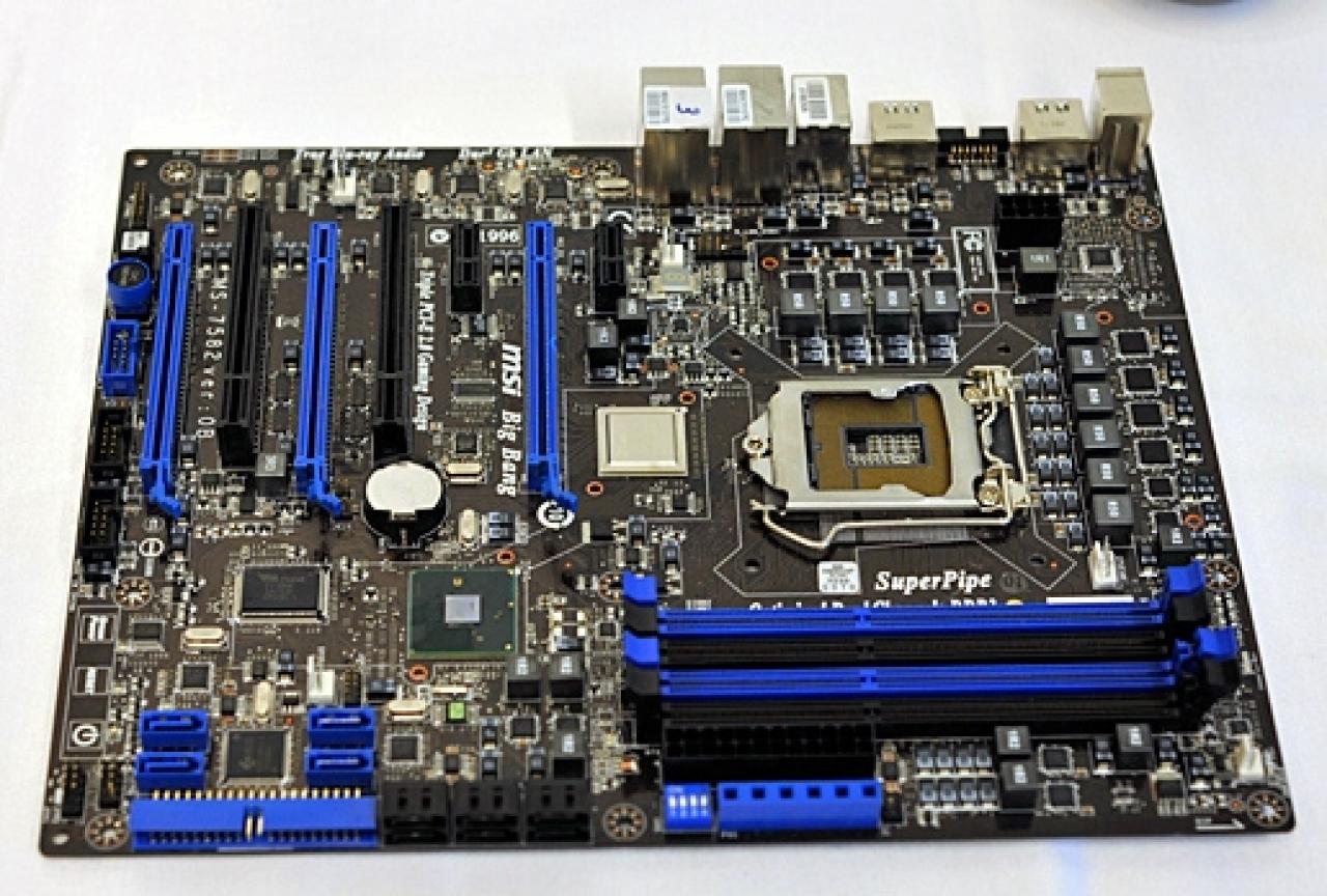 [09/10/2009] P55-Mainboard Fuzion von MSI mit Lucid-Hydra-200-Chip