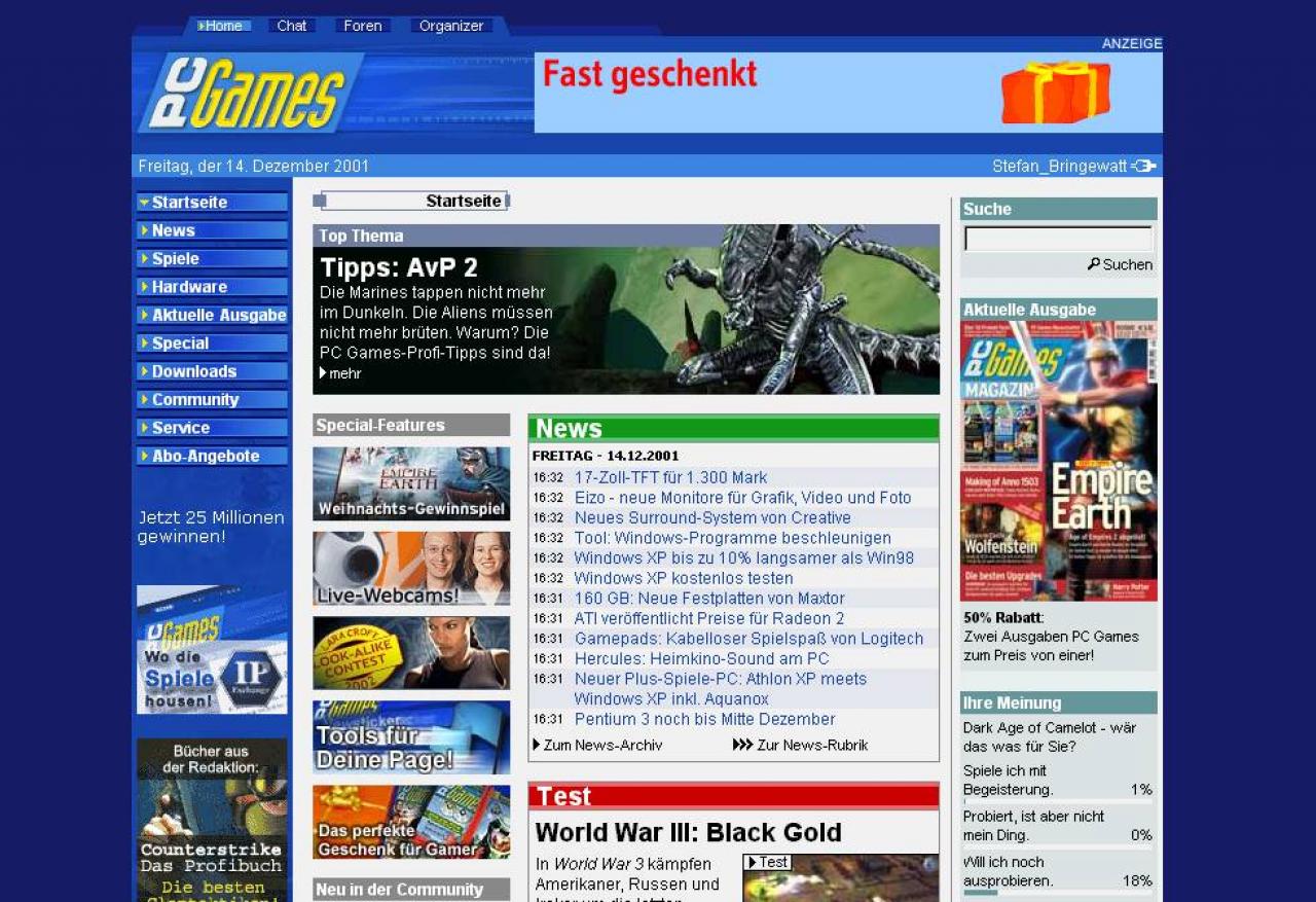 [06/10/2009] PCGameshardware.de: Stand 2001