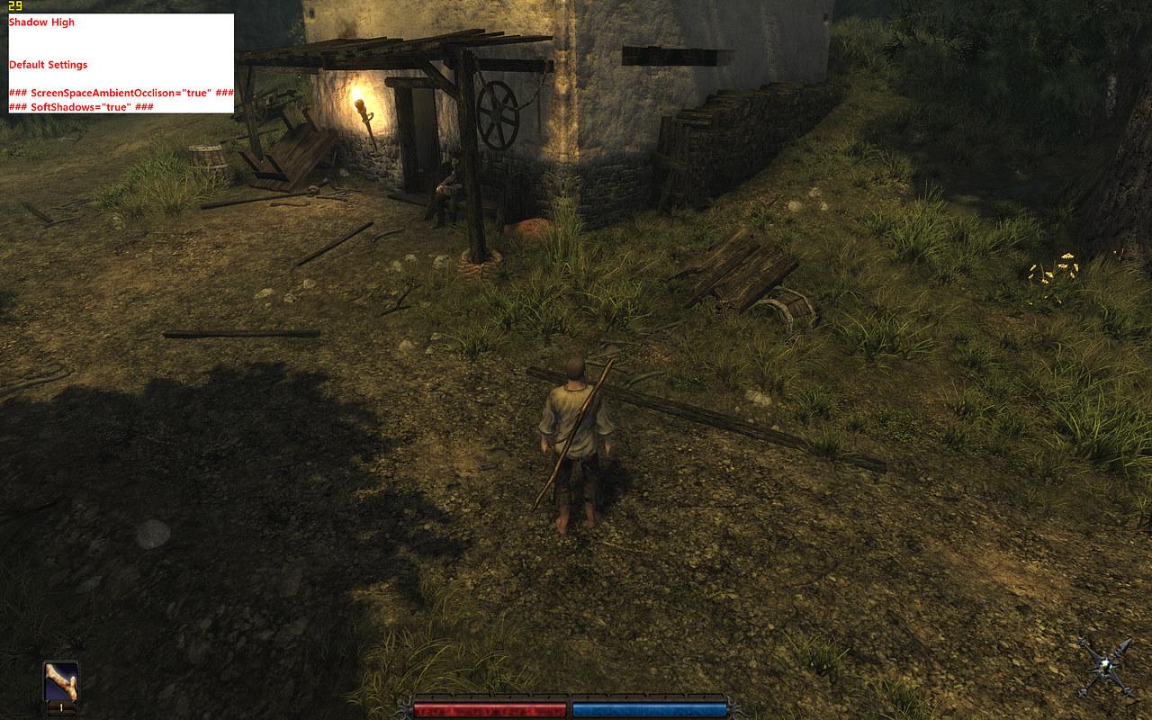 [05/10/2009] Risen: SSAO und Soft Shadows an