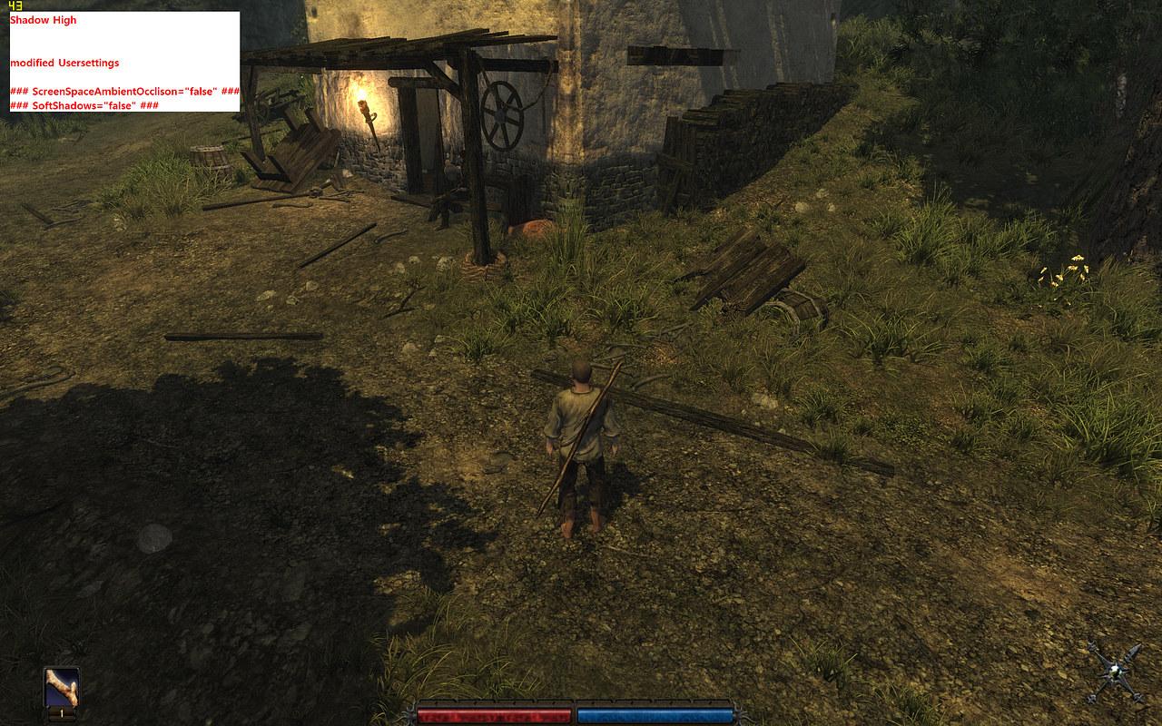 [05/10/2009] Risen: SSAO und Soft Shadows aus