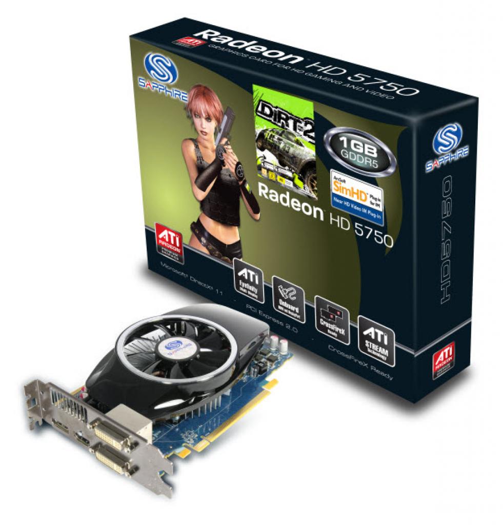 [13/10/2009] Sapphire Radeon HD 5750 mit Verpackung