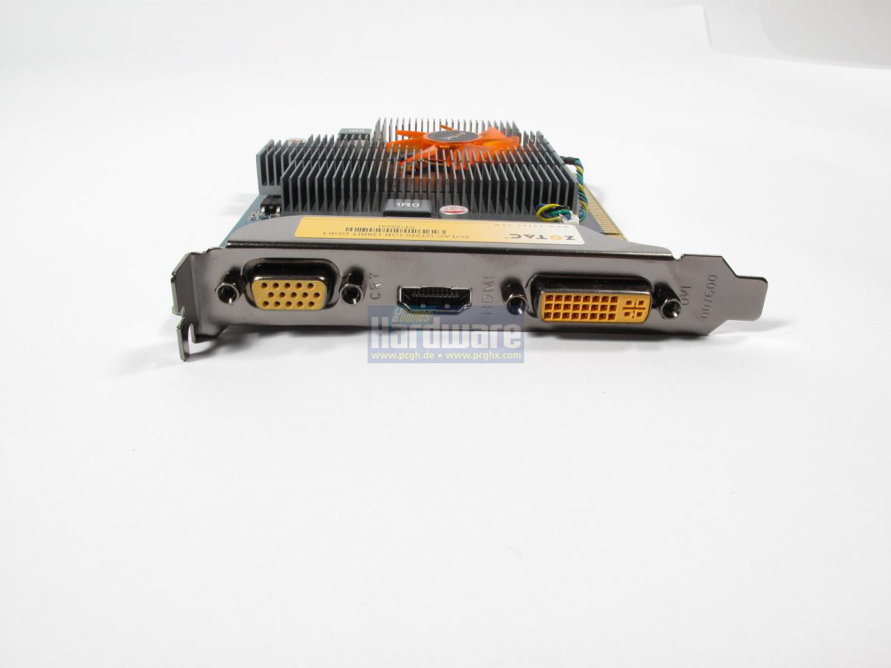 [08/10/2009] Zotac Geforce GT 220 1024M: die Anschlüsse