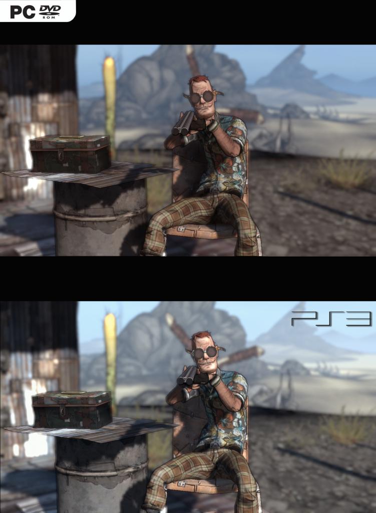 [28/10/2009] Borderlands: PS3 gegen PC