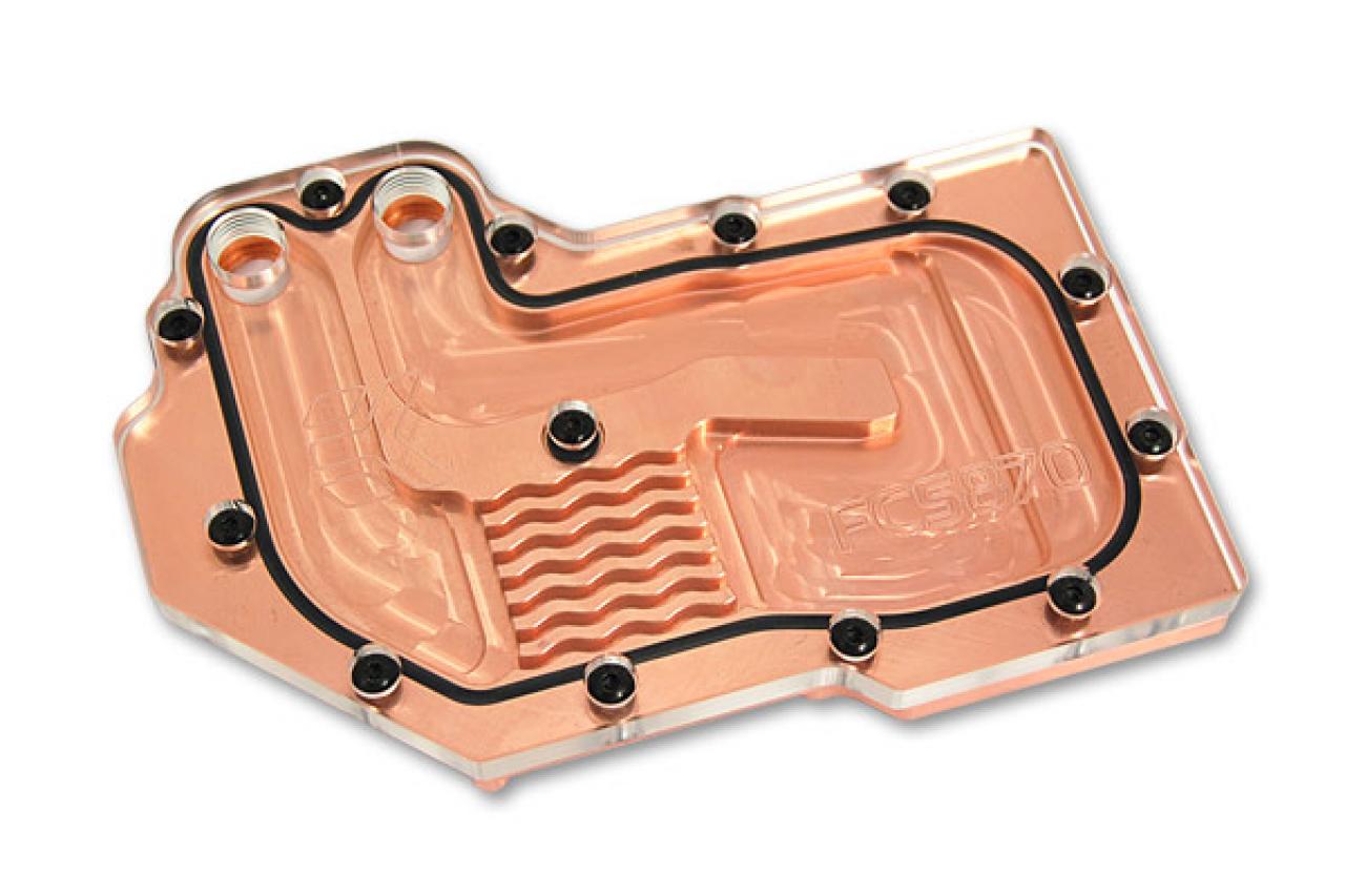 [11/10/2009] Powercolor setzt bei seiner wassergekühlten Radeon HD 5870 auf einen Full-Cover-Kühler des Herstellers EK Water Blocks