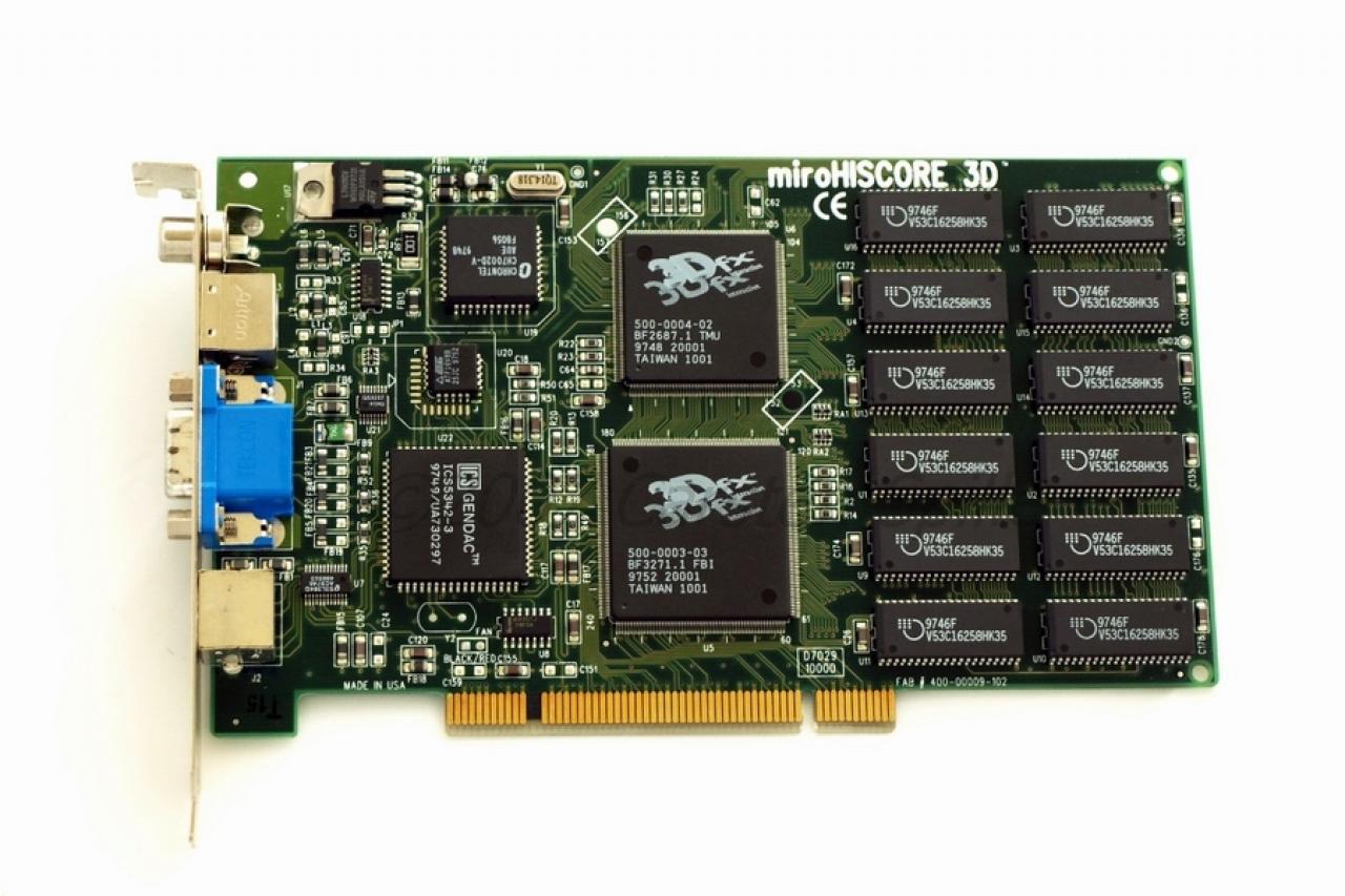 [05/11/2009] 3dfx Voodoo Graphics 6 MiB (1997)