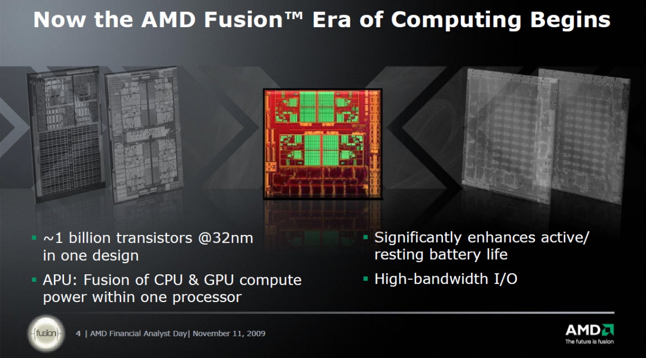 [11/11/2009] AMD Fusion: Kombination aus Phenom II-CPU und DirectX-11-GPU (4)