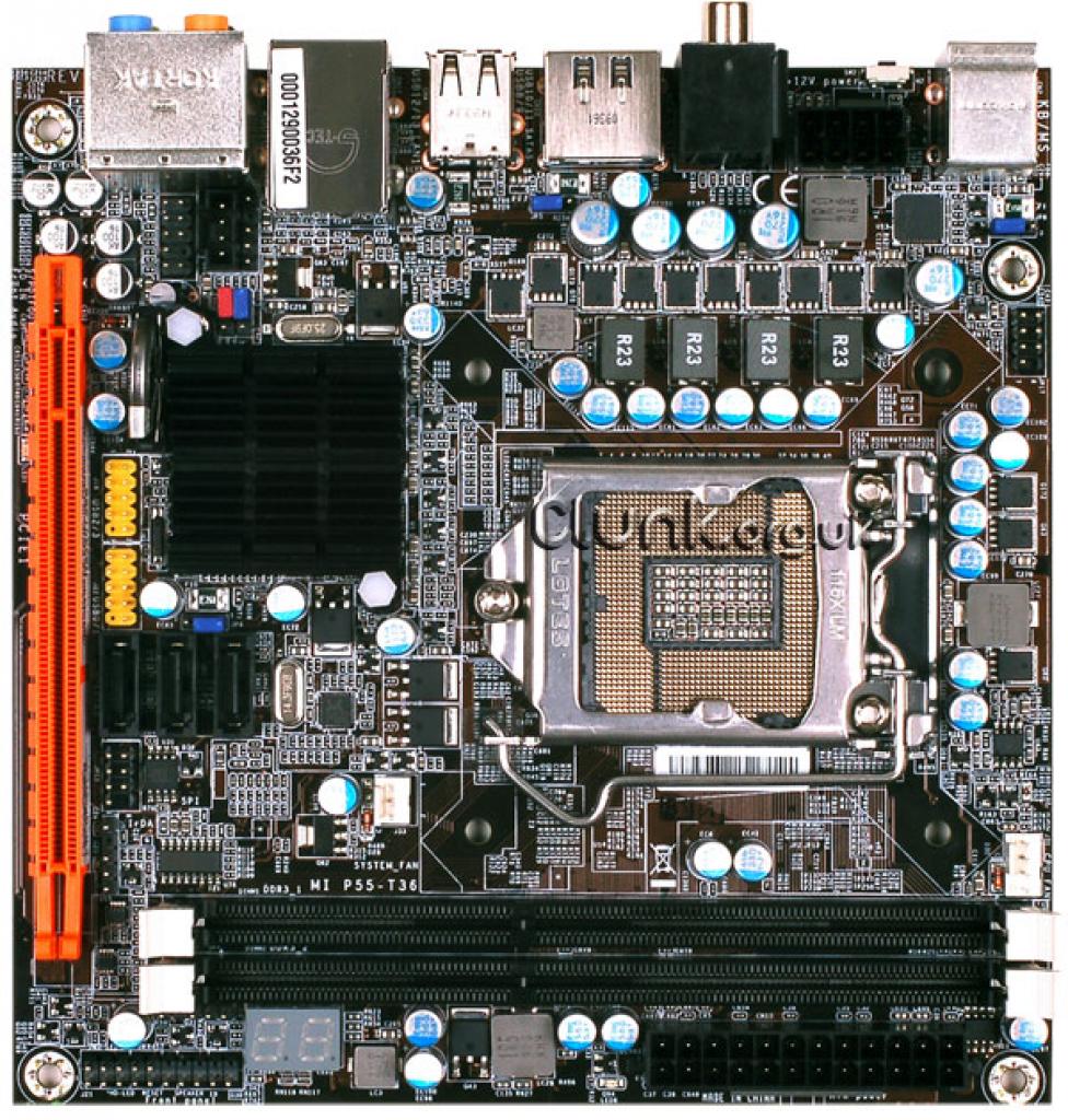 [06/11/2009] DFI Lanparty P55-T36 Mini-ITX-Hauptplatine