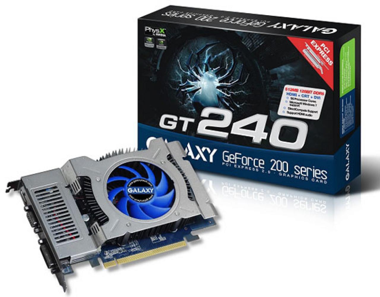 [17/11/2009] Galaxy GeForce GT 240 D3 512MB 
